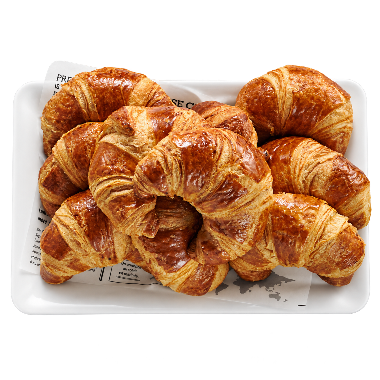 Plateau de croissants Presse Café